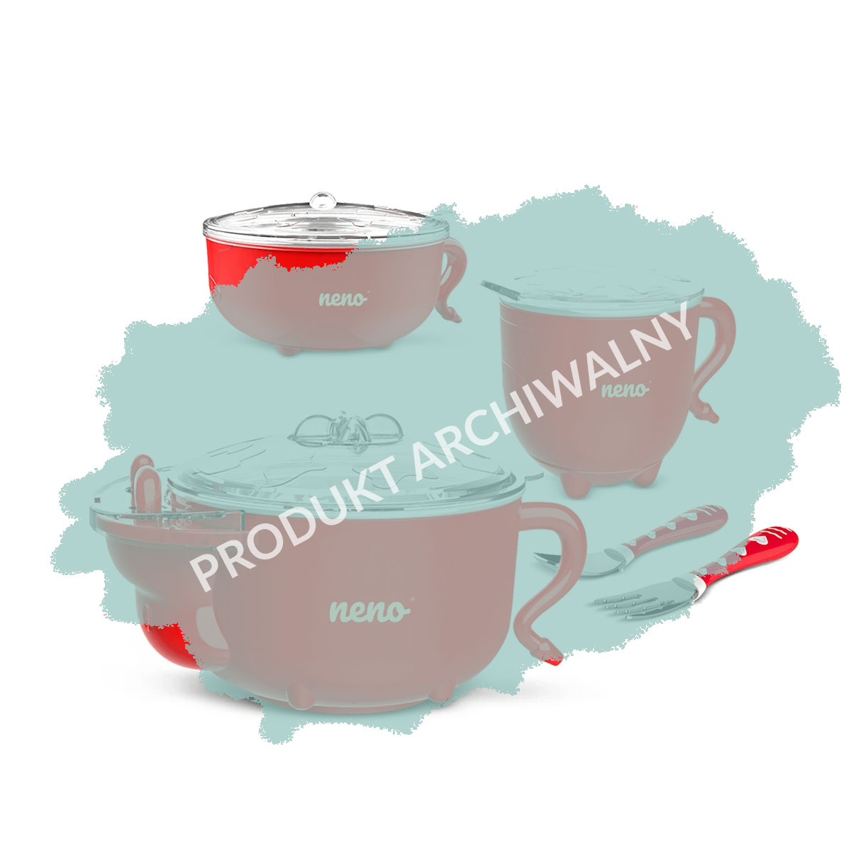 Neno Mucca - zestaw do jedzenia