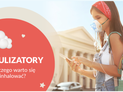 dziecko się inhaluje nebulizatorem bene