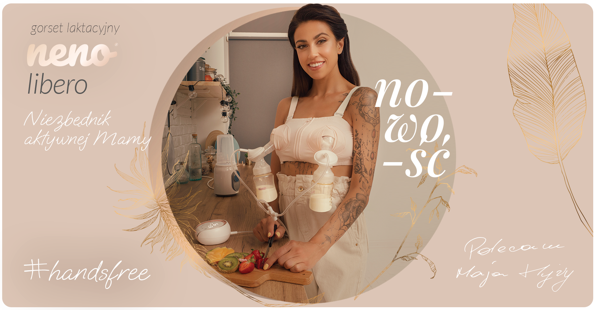 nowość Neno Libero - gorset laktacyjny 