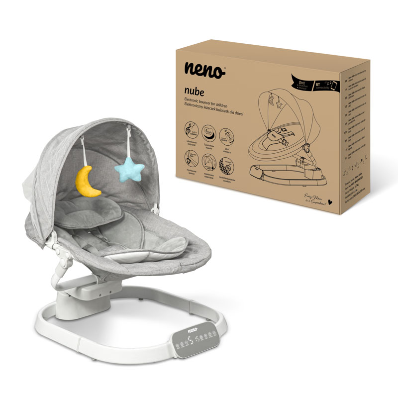 Elektroniczny leżaczek-bujaczek dla dzieci Neno Nube