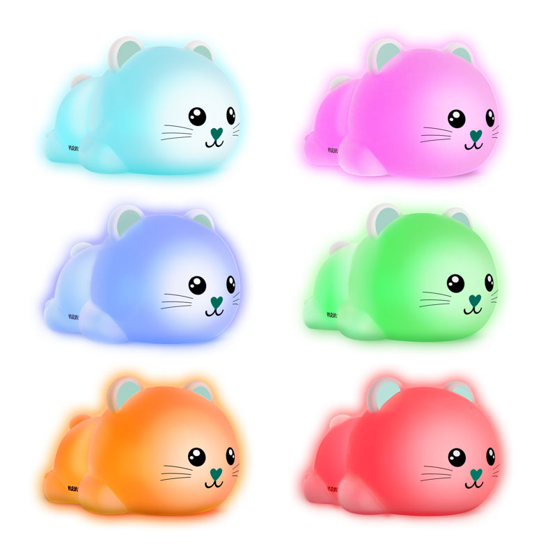 Kitty - silikonowa lampka nocna dla dzieci