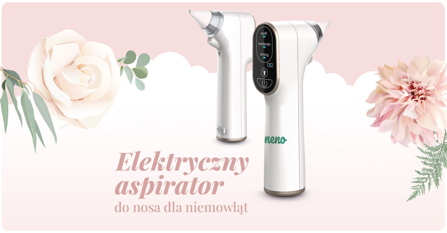 Elektryczny aspirator do nosa dla niemowląt