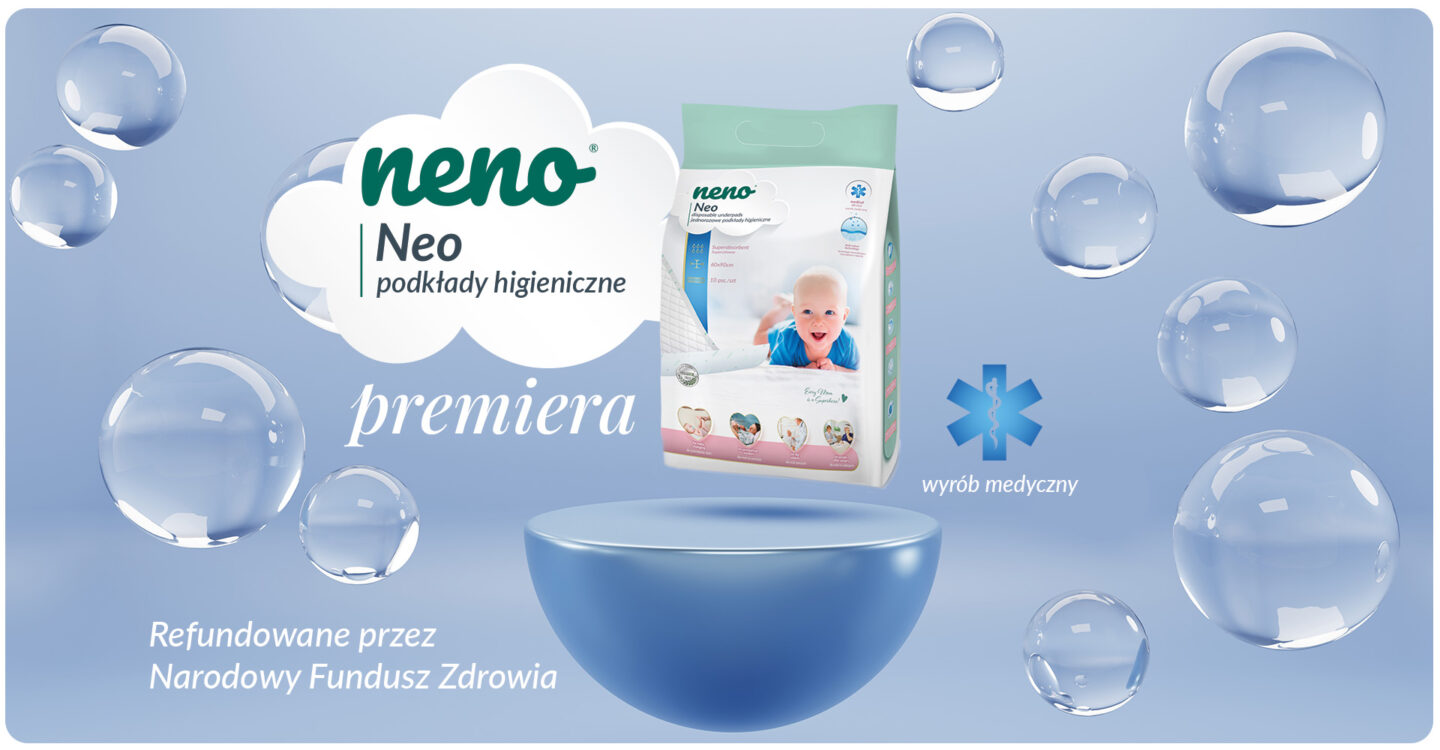 Superchłonne i wytrzymałe podkłady higieniczne Neno Neo