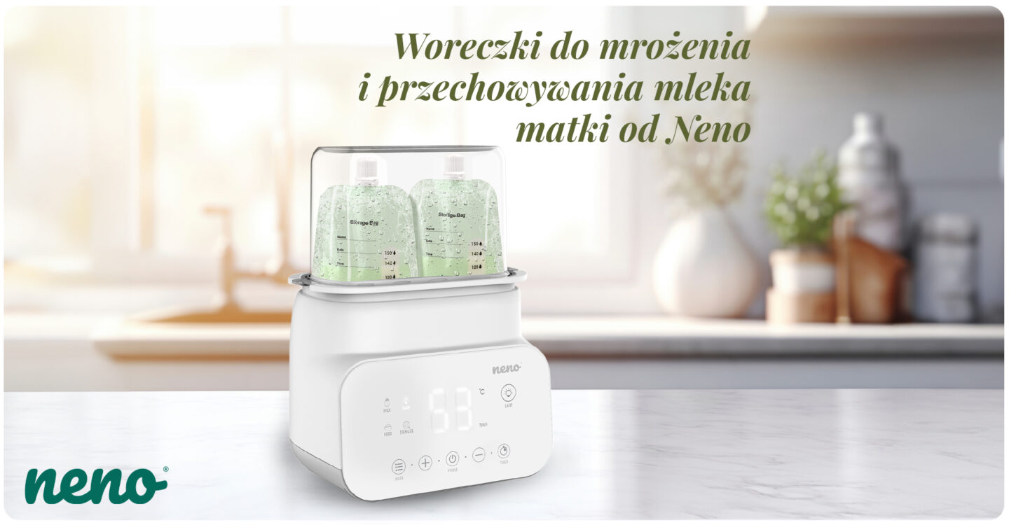Woreczki do mrożenia i przechowywania mleka matki od Neno