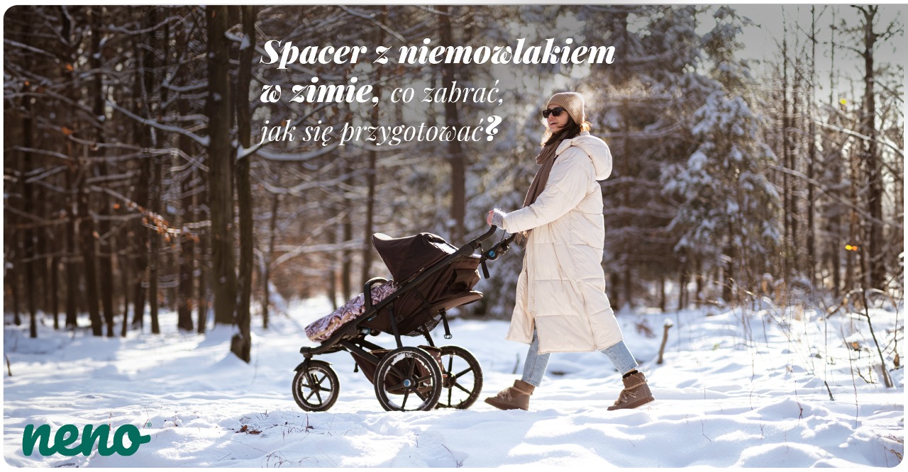 Spacer z niemowlakiem w zimie. Co zabrać, jak się przygotować?