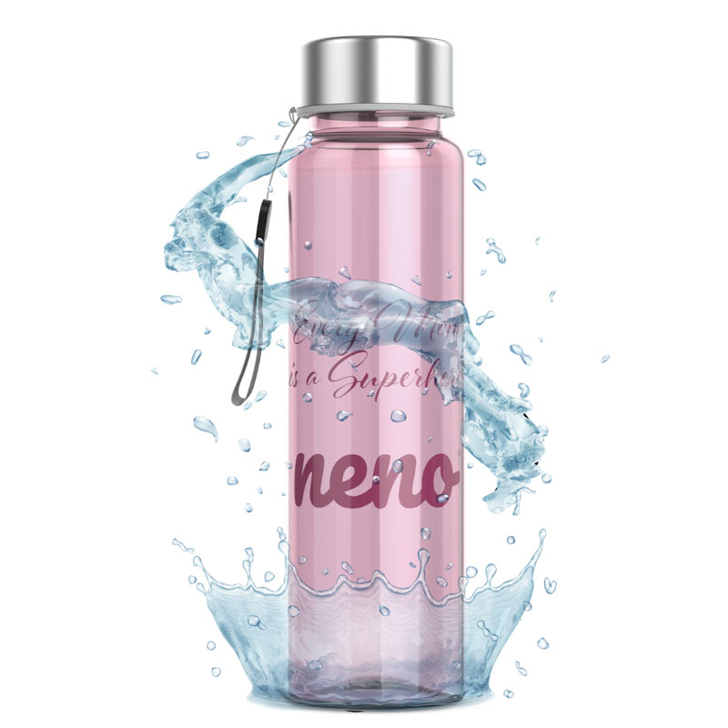 Różowy bidon do wody Neno