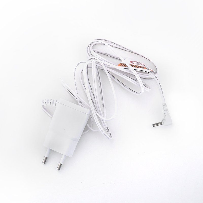 Zasilacz output 5V/1A z wtyczką kątową okrągłą do niani elektronicznej Neno Berkano