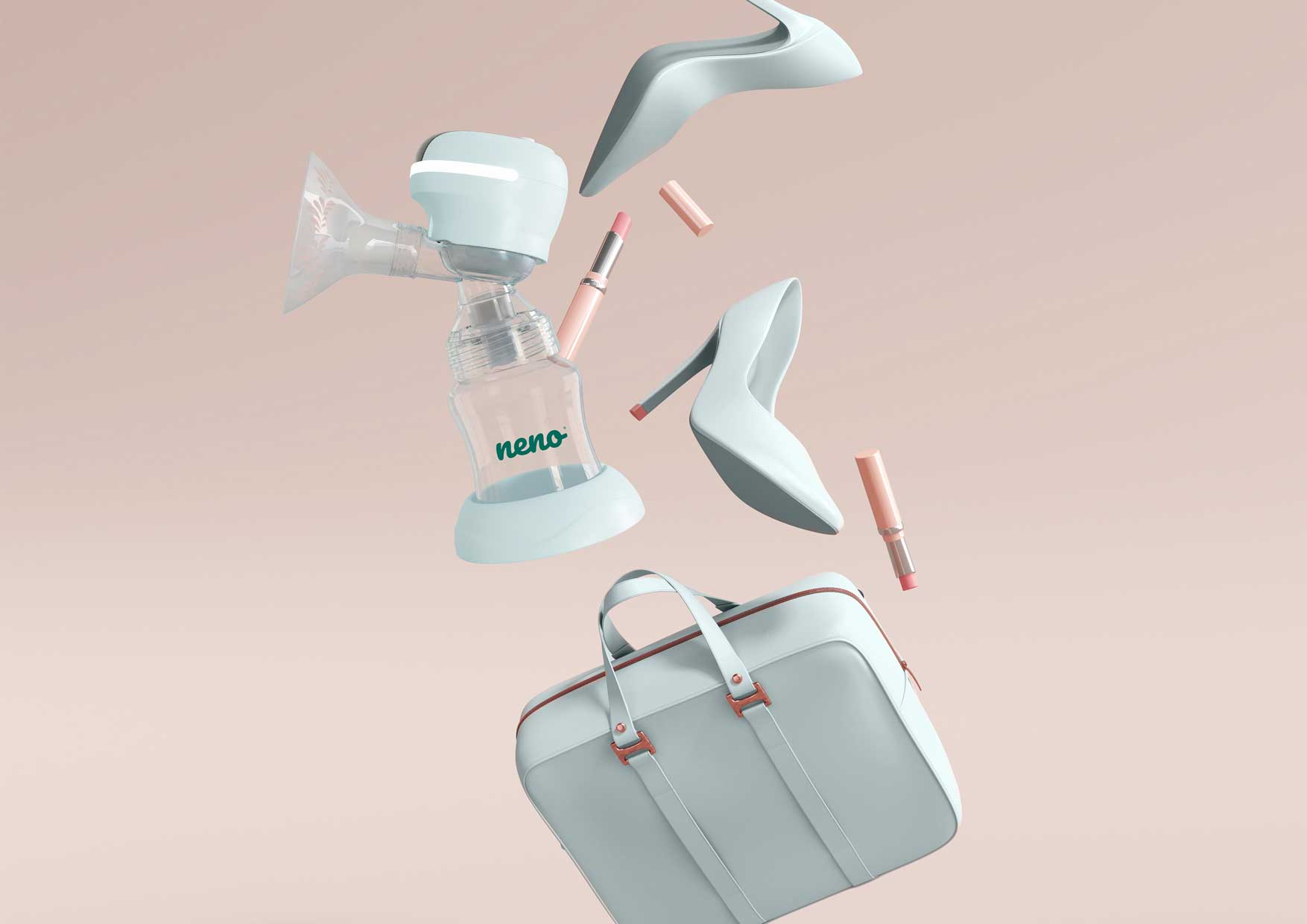 3- fazowy bezprzewodowy laktator elektroniczny Neno Angelo