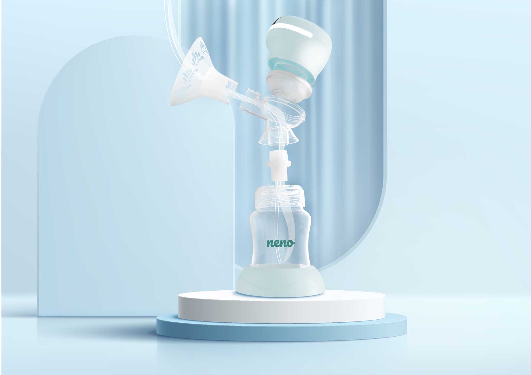 3- fazowy bezprzewodowy laktator elektroniczny Neno Angelo