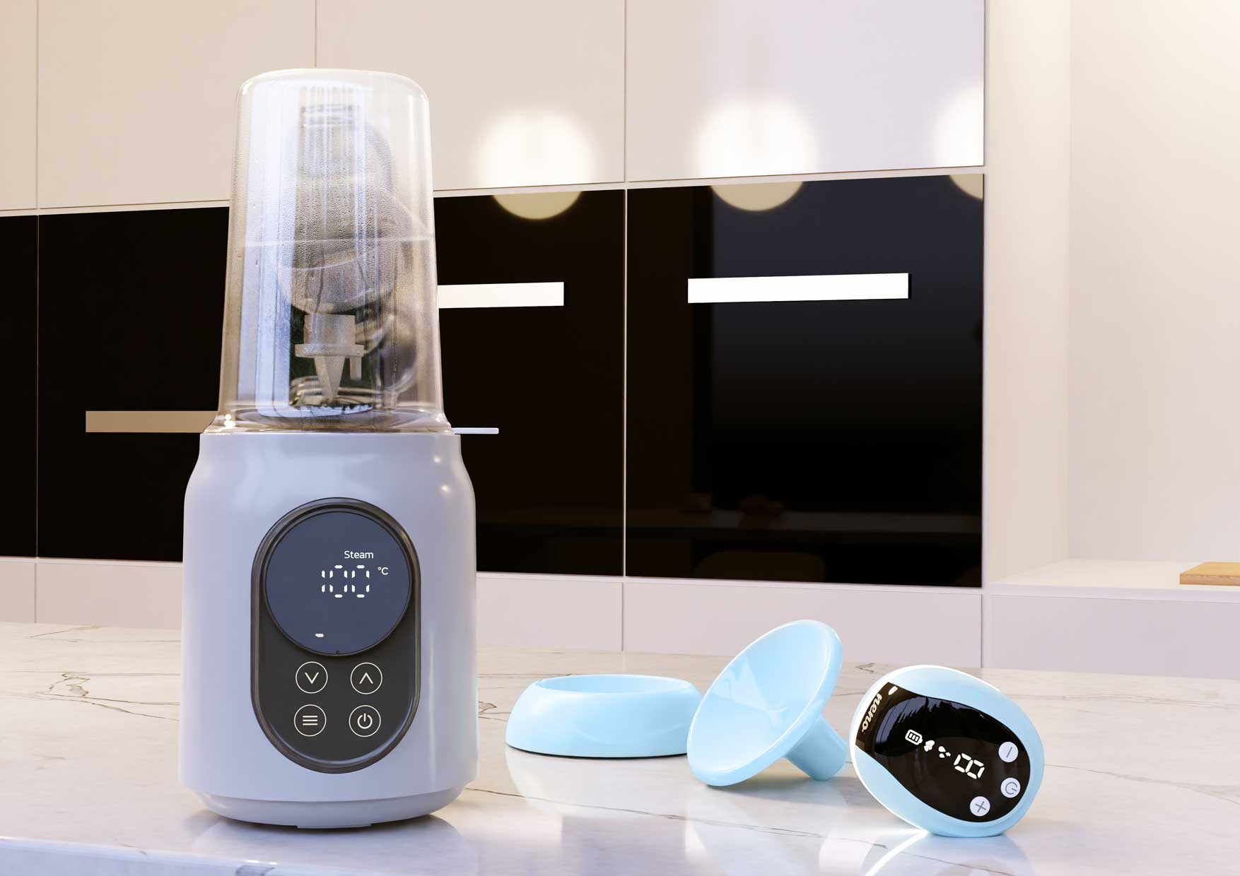 3- fazowy bezprzewodowy laktator elektroniczny Neno Angelo