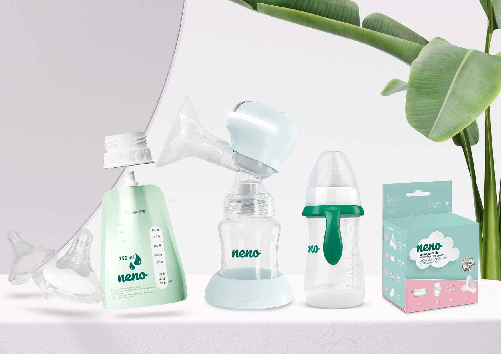 3- fazowy bezprzewodowy laktator elektroniczny Neno Angelo