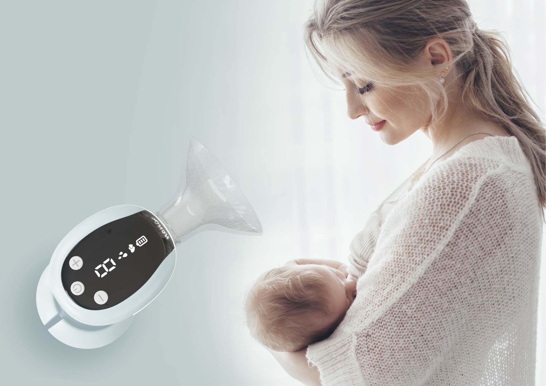 3- fazowy bezprzewodowy laktator elektroniczny Neno Angelo