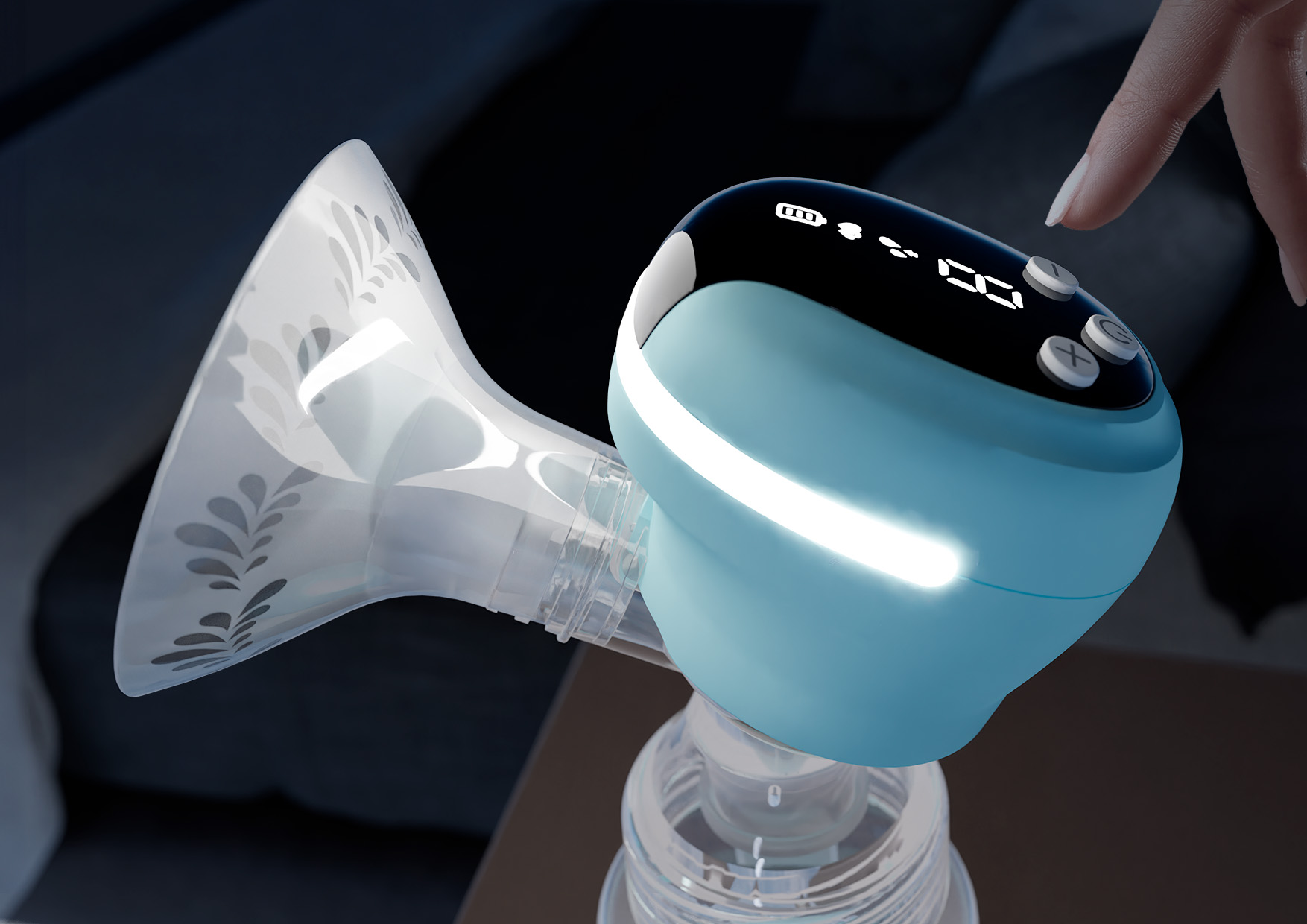 3- fazowy bezprzewodowy laktator elektroniczny Neno Angelo