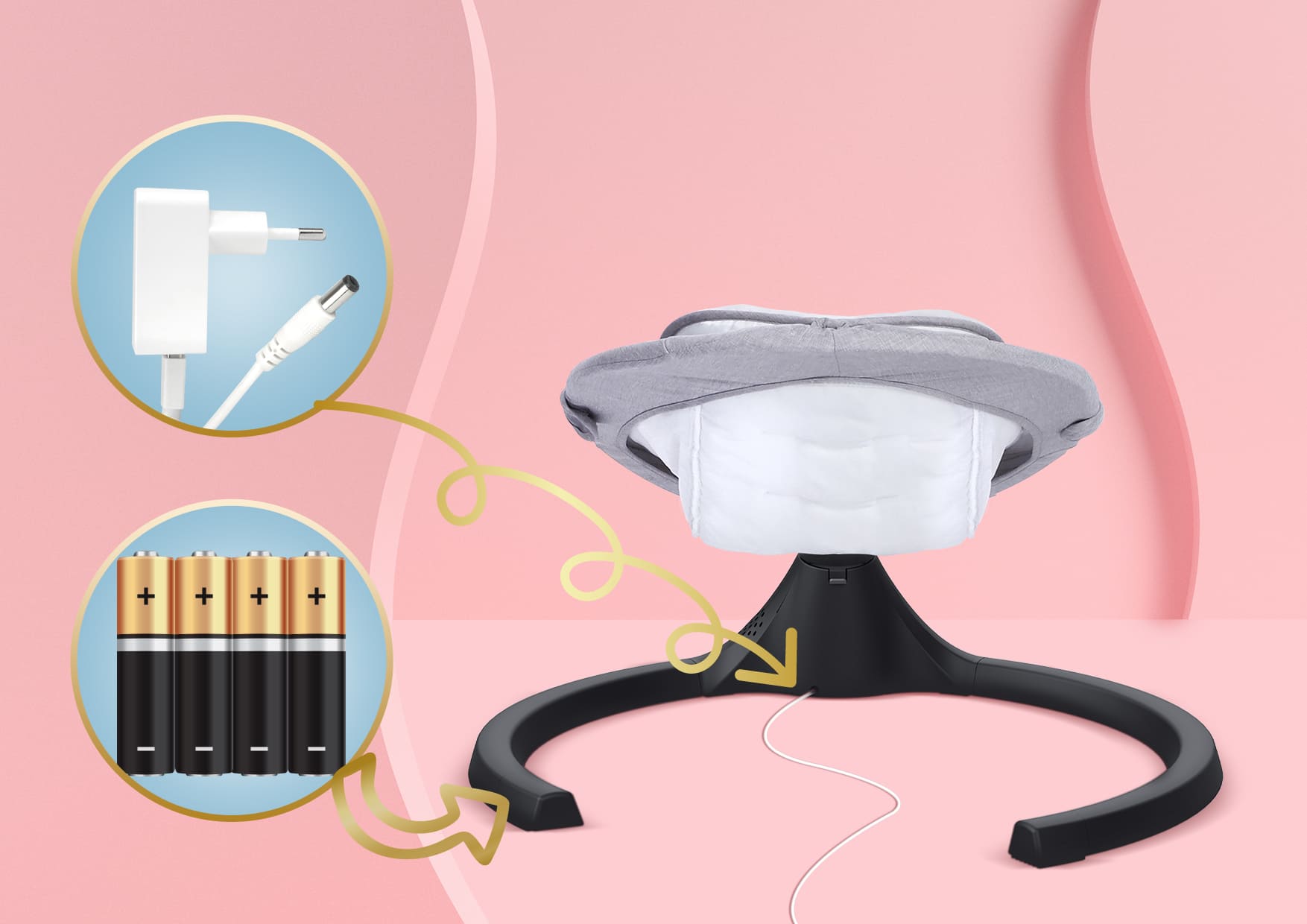 different ways of powering the rocker