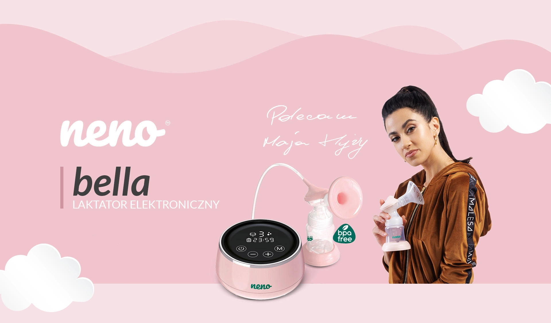 Maja Hyży trzyma Neno Bella