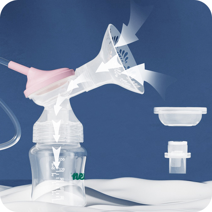 neno Bella breast pump and breast support