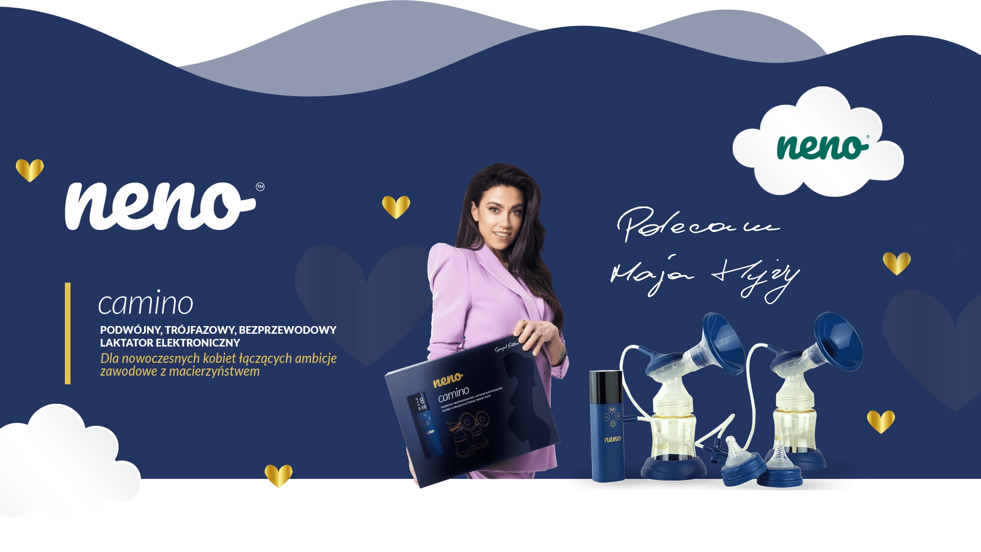 Maja Hyży trzyma Neno Camino