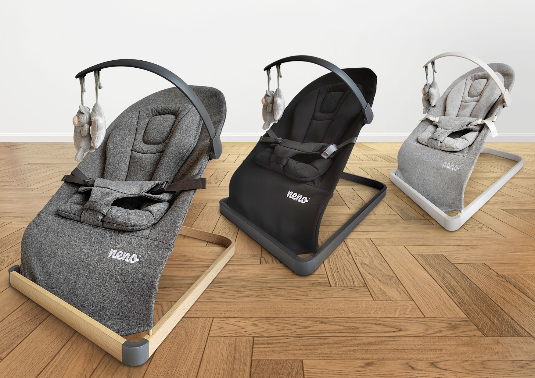 leżaczki w trzech kolorach Neno Chiaro