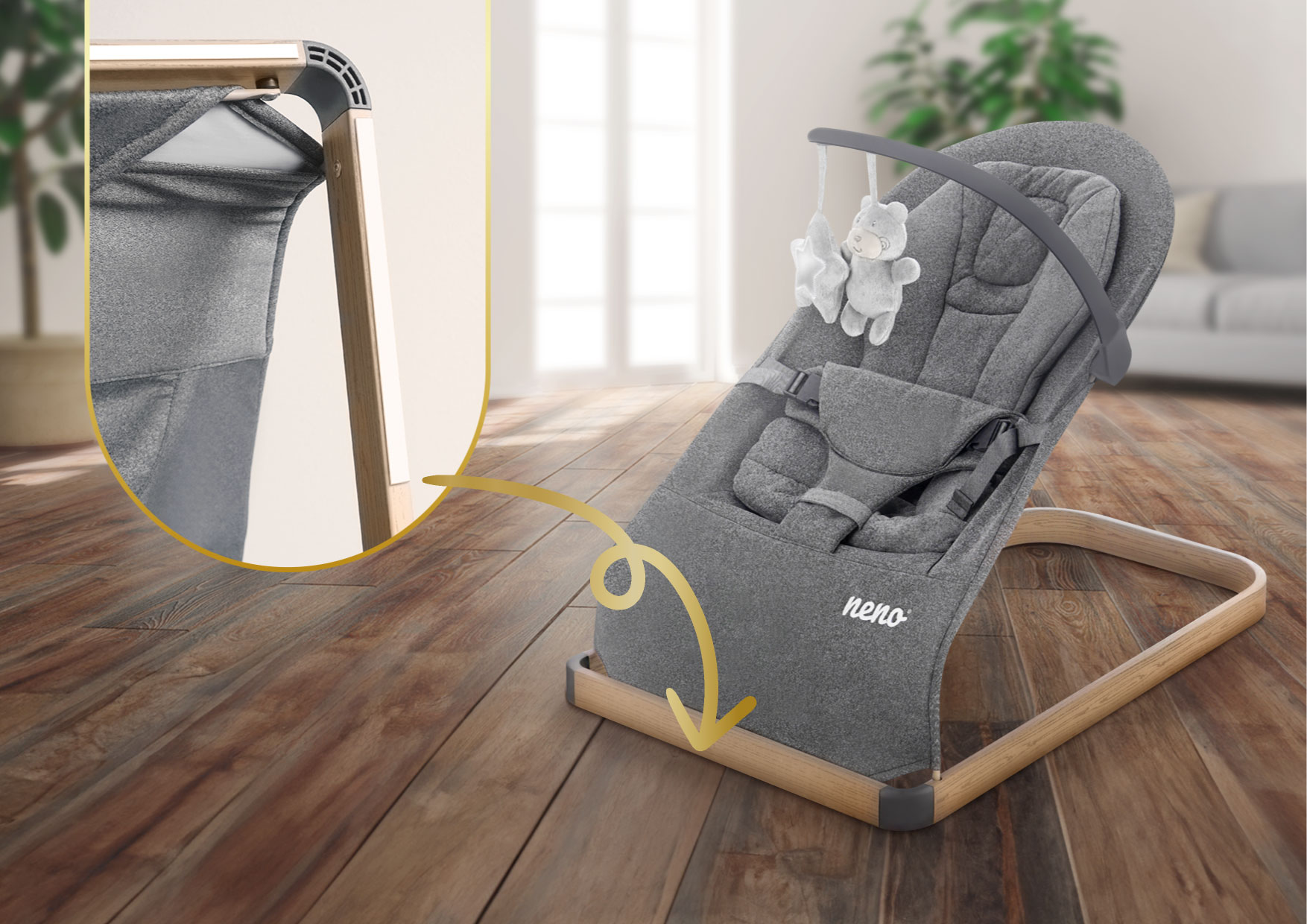 podstawka antypoślizgowa Neno Chiaro