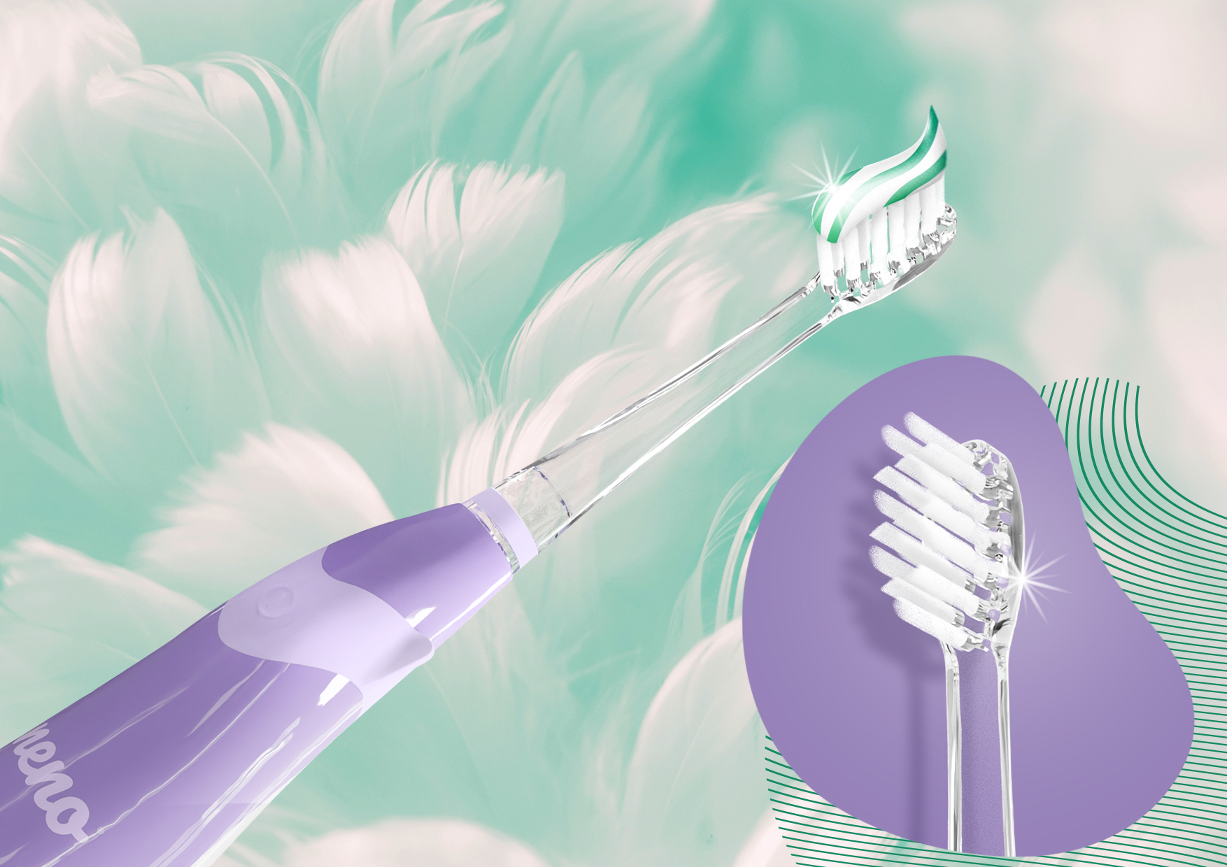 miękkie, nylonowe włókno szczoteczek