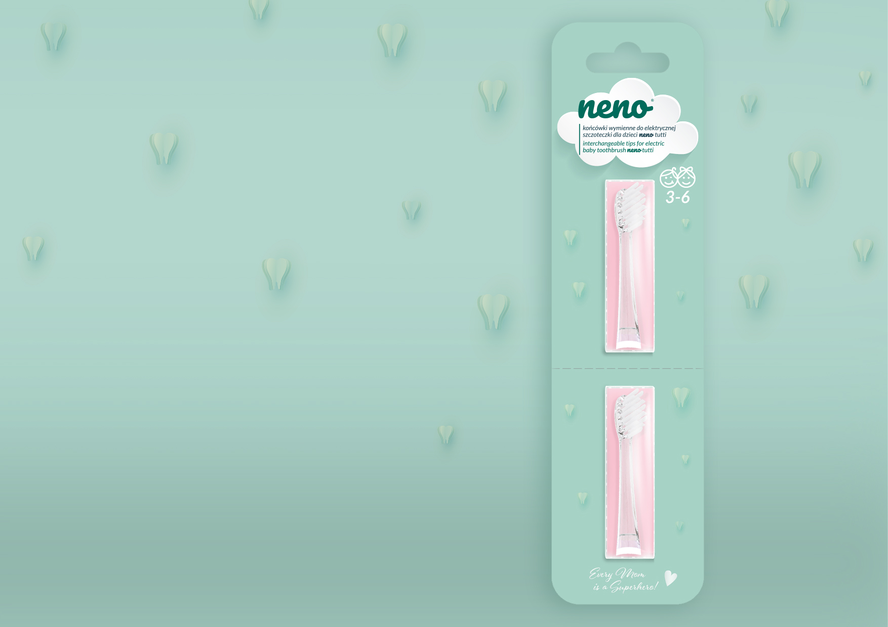 szczoteczki Neno Tutti w opakowaniu