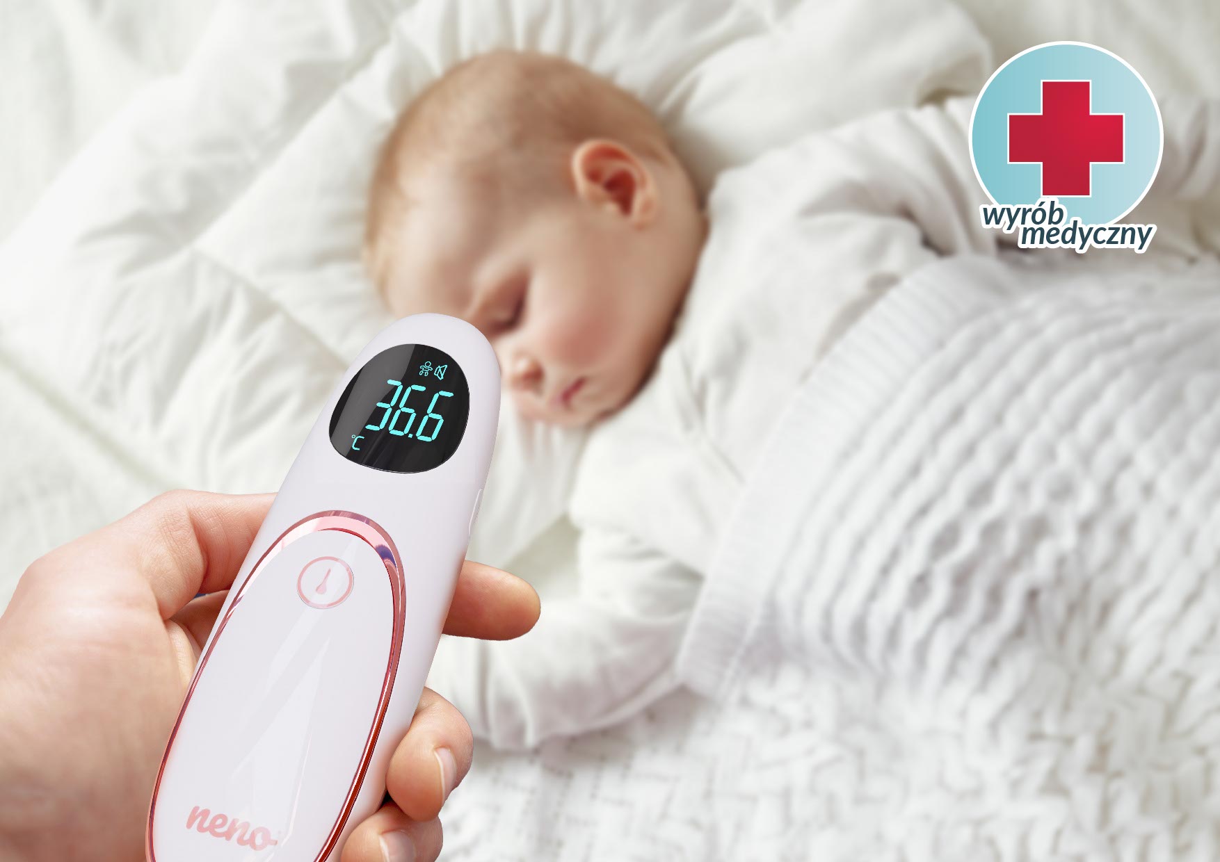 Profesjonalny termometr bezdotykowy Neno Medic T06