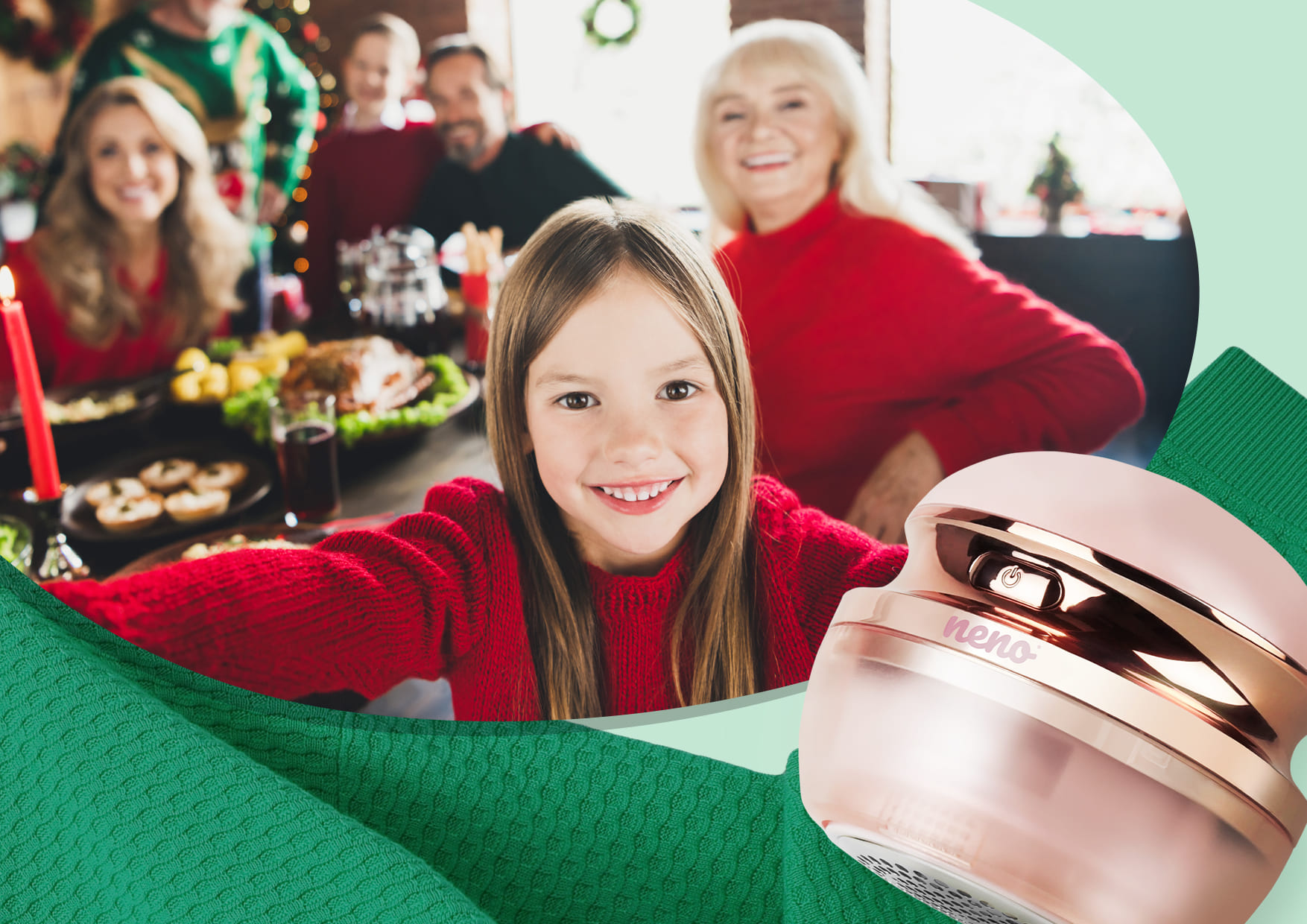 Uroczystość rodzinna i w tle Neno Merino