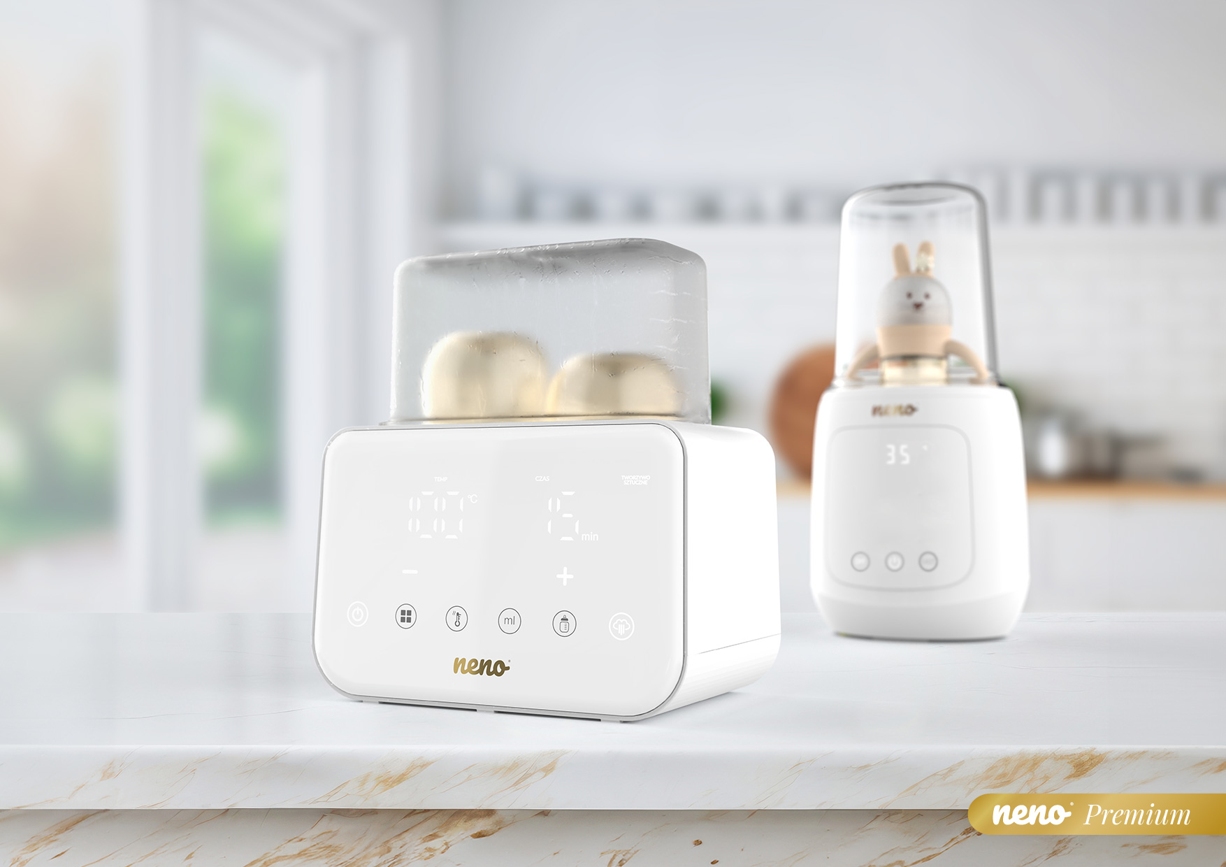 dwa sterylizatory Neno