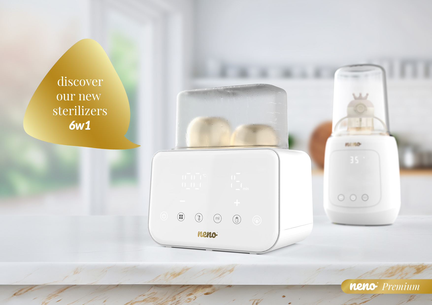 two Neno sterilizers