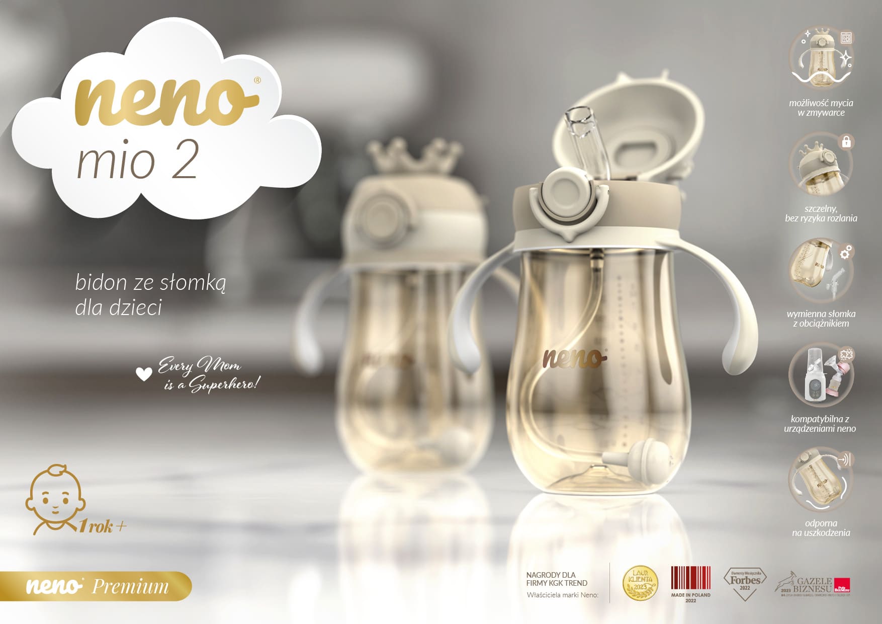 butelki do karmienia z koroną Neno Mio2