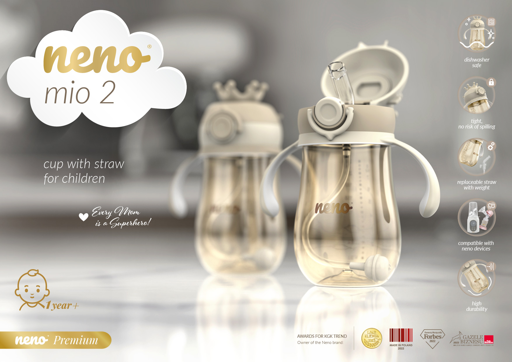 Neno Mio2 crown feeding bottles