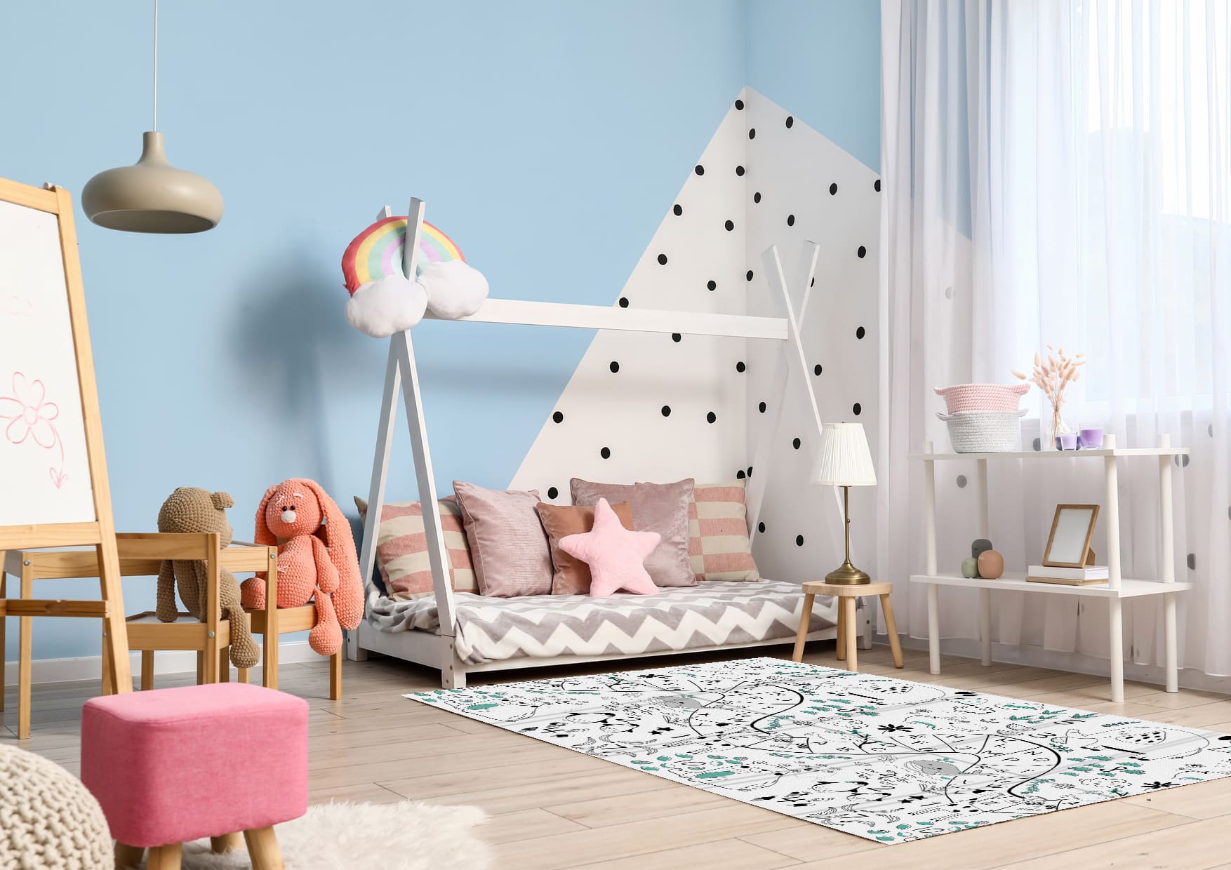 children's room and Neno Mondo mat