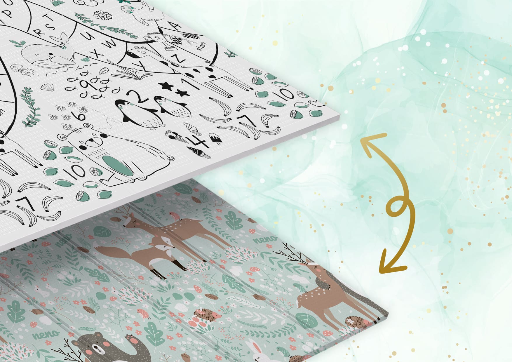 Neno Mondo double-sided foam mat