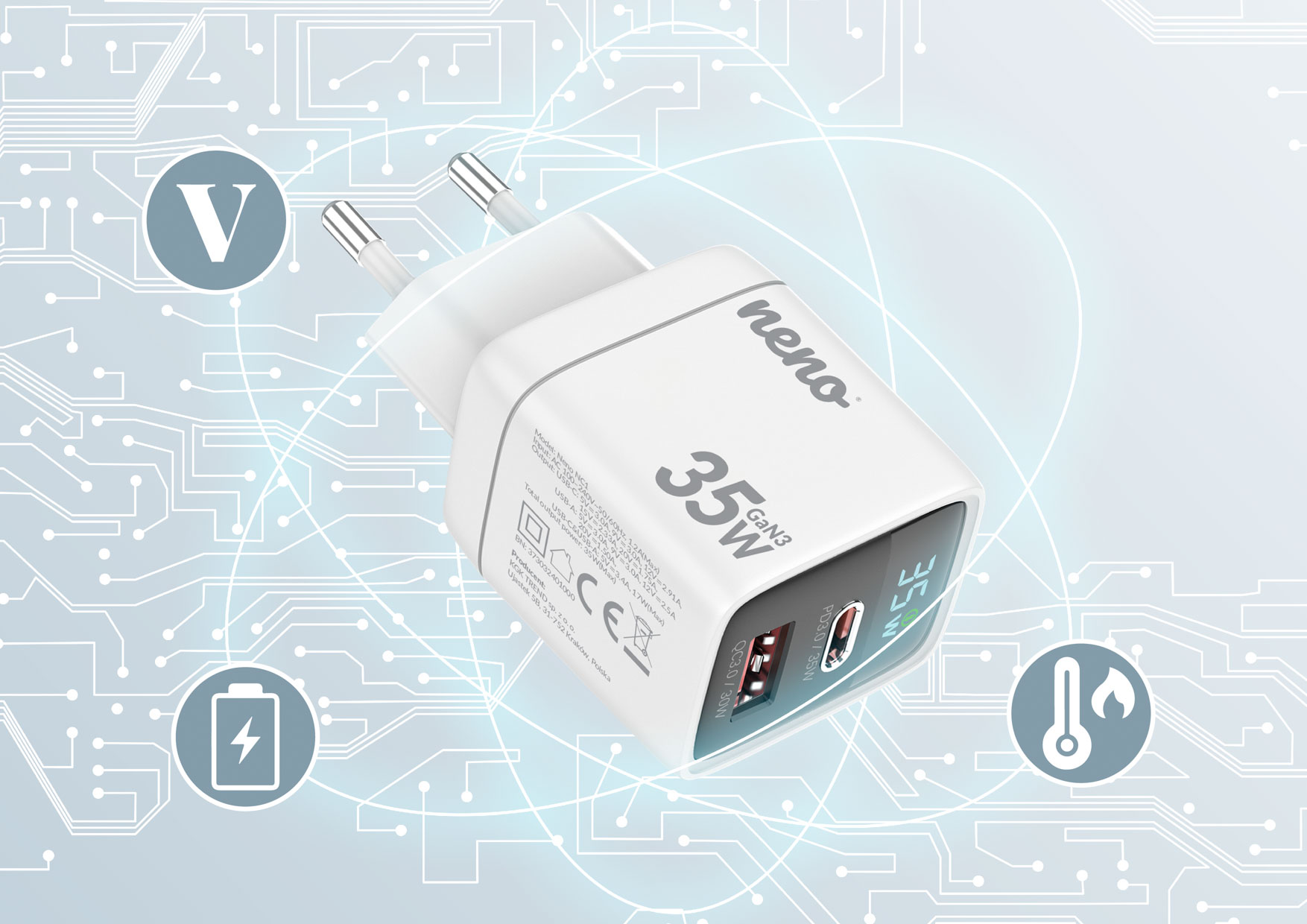 kobieta chowająca ładowarkę do torebki