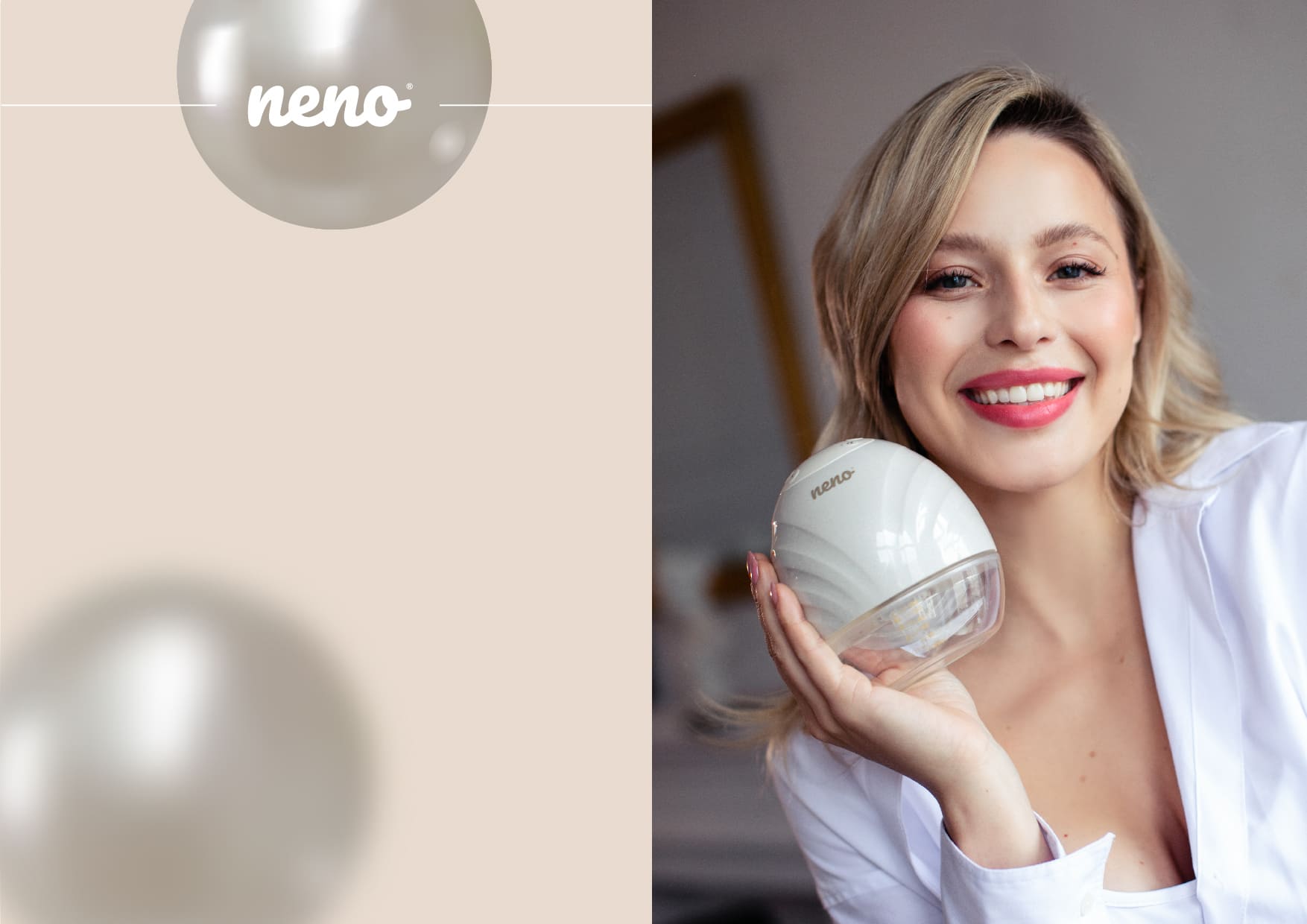 Perla w ręce kobiety