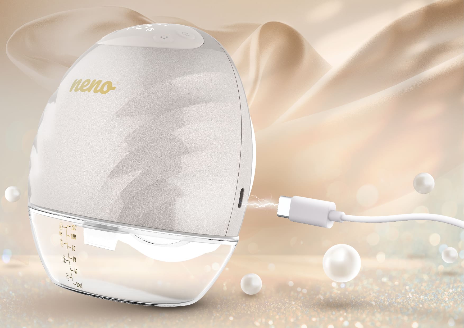 ładowanie Neno Perli Twin za pomocą Usb-C