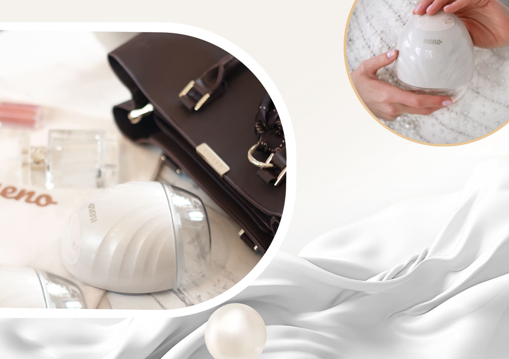 kobieta pakująca Neno Perla Twin do torebki