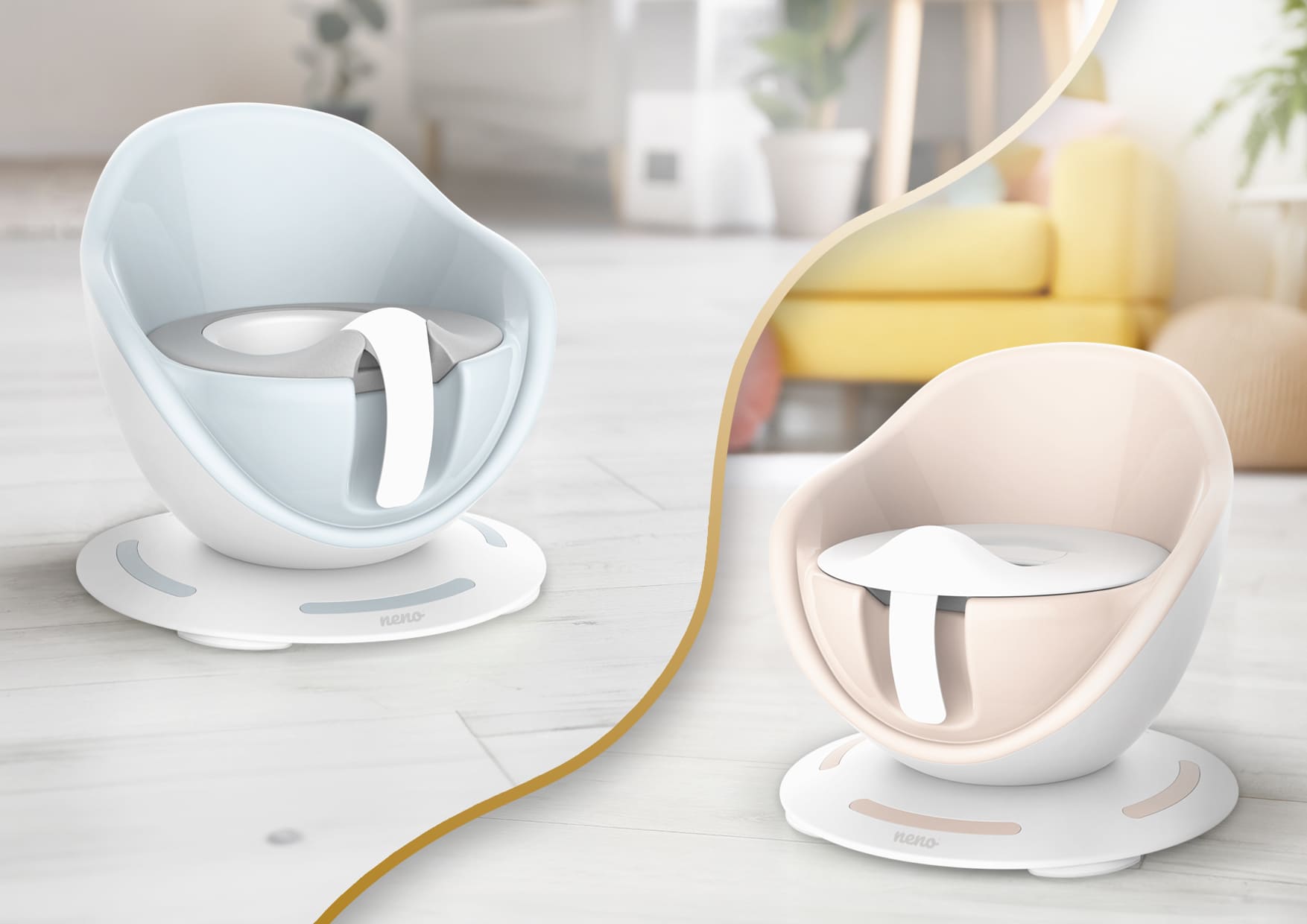 two Neno Pipi potties