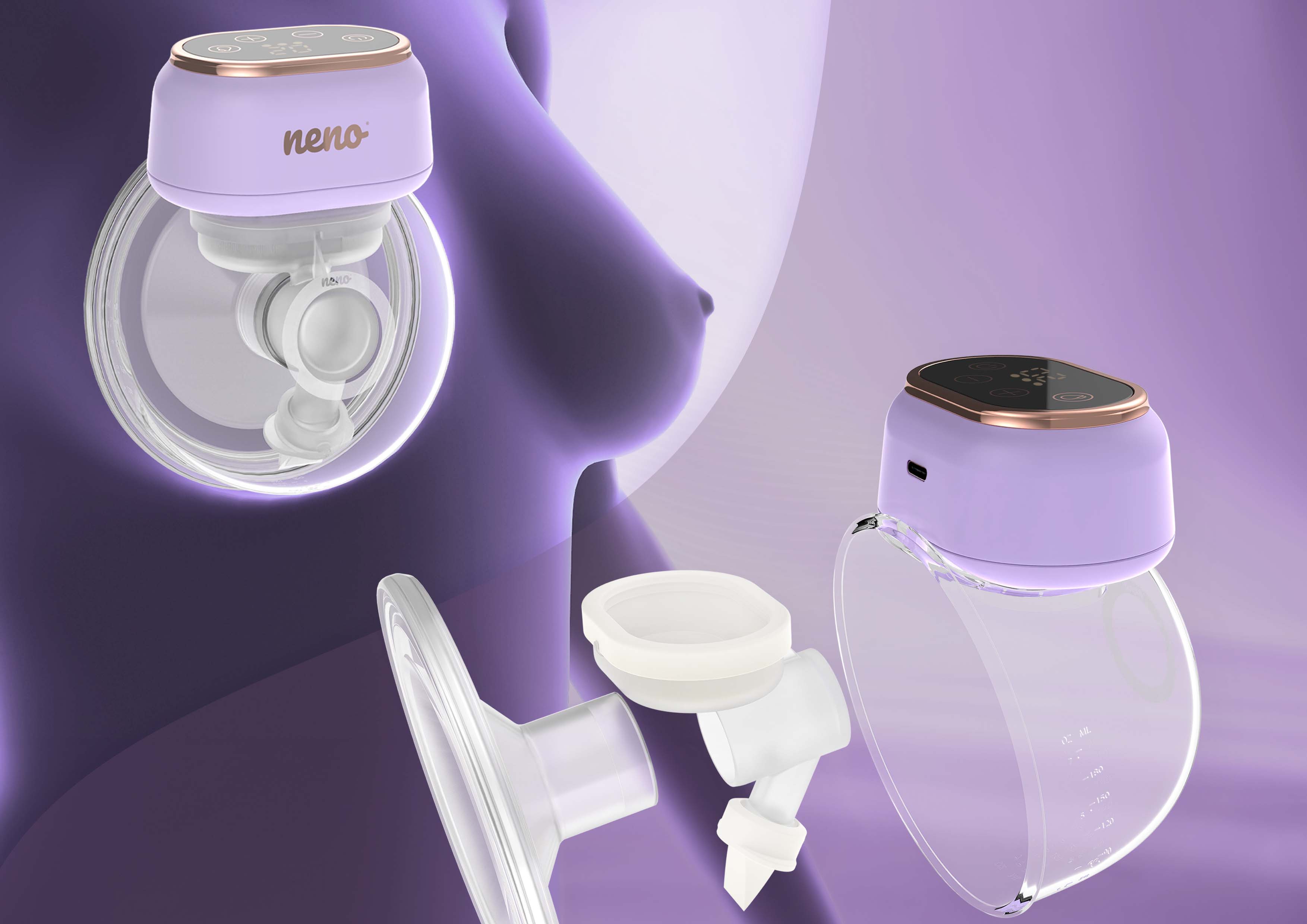 kobieta odciągająca mleko z piersi i karmiąca coreczkę mandarynkami w kuchni