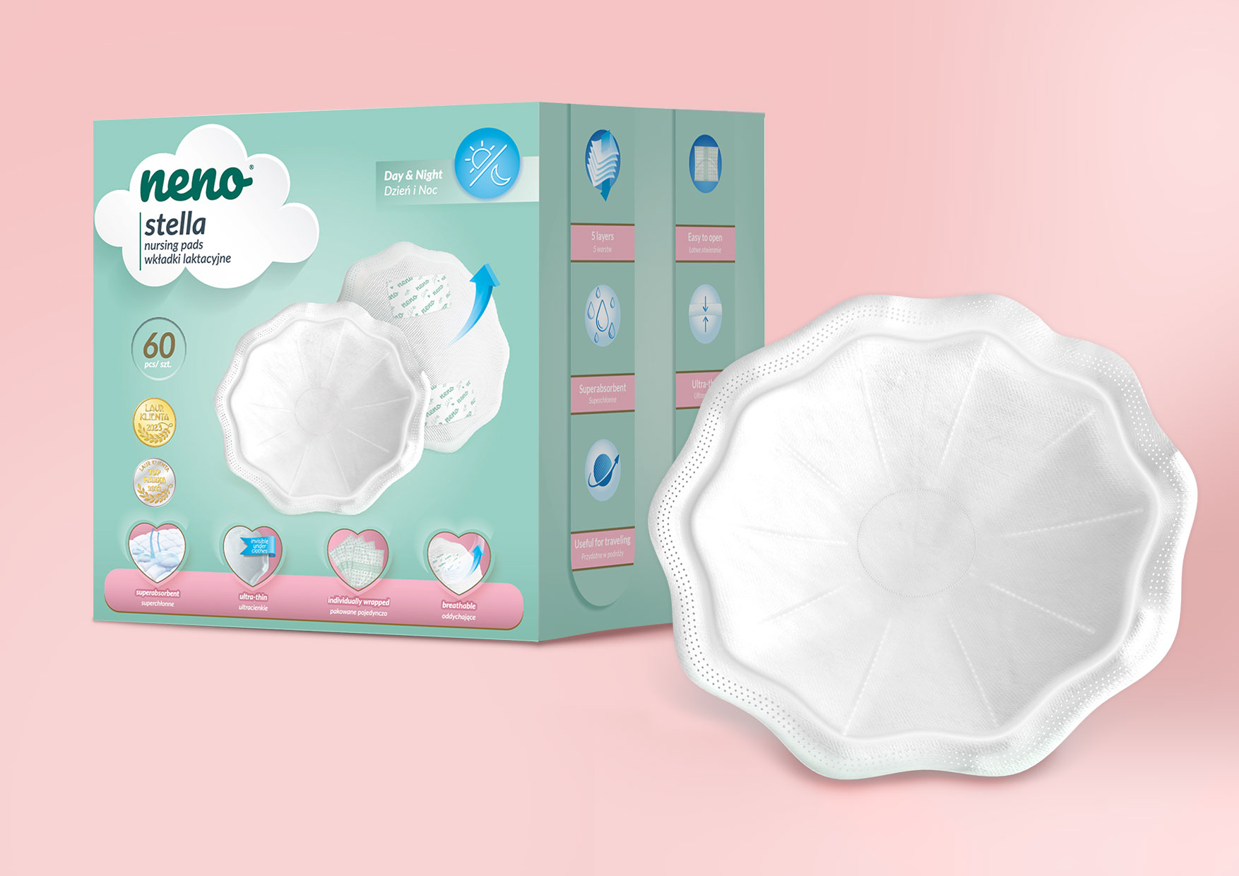 pudełko z 2 wkładkami Neno Stella