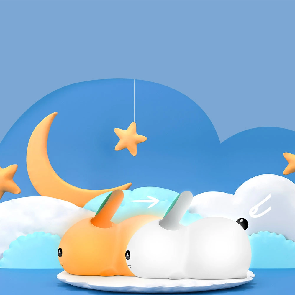 lampka nocna z wyborem barwy światła