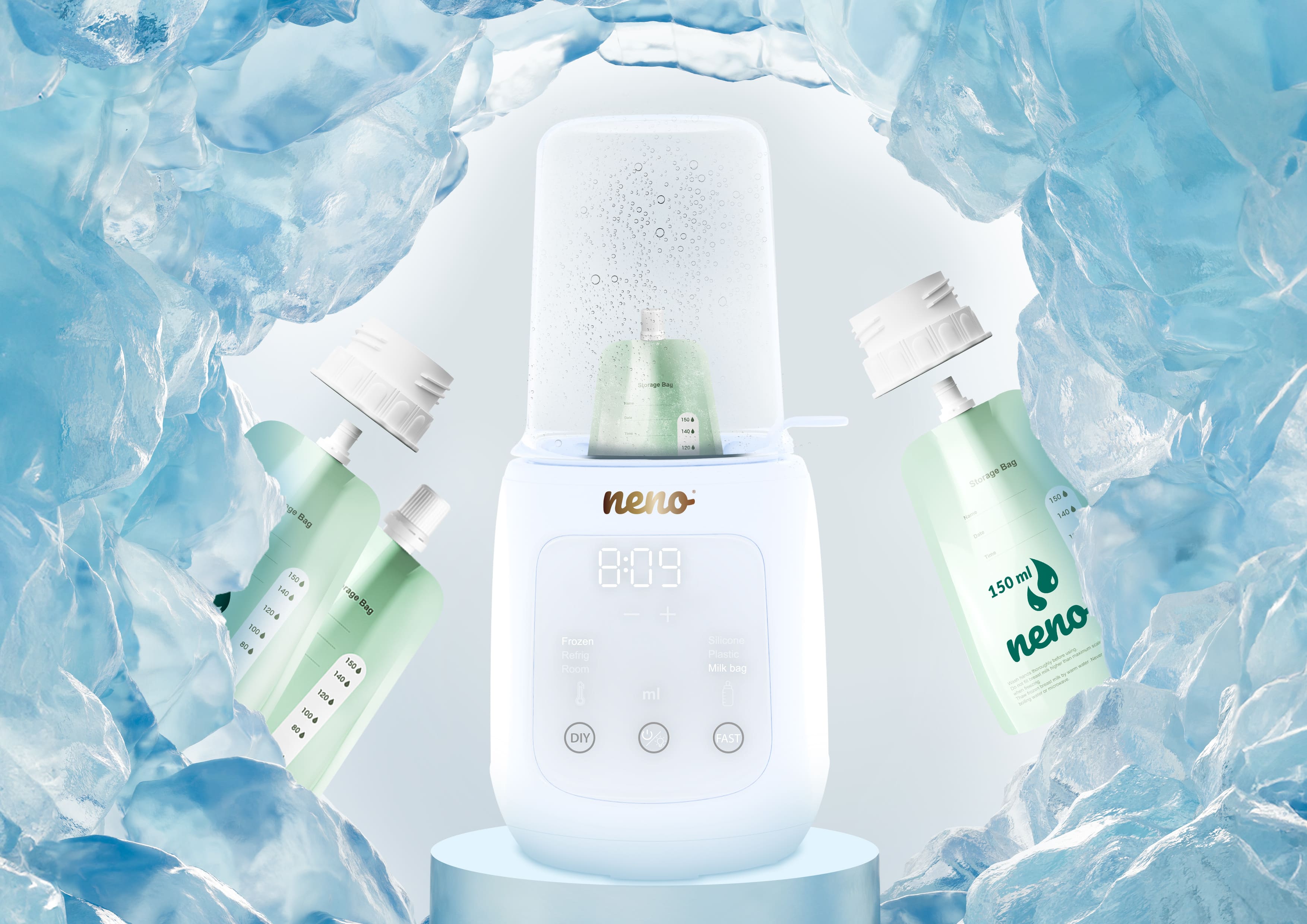 Neno Tocco- rozmrający woreczki z pokarmem