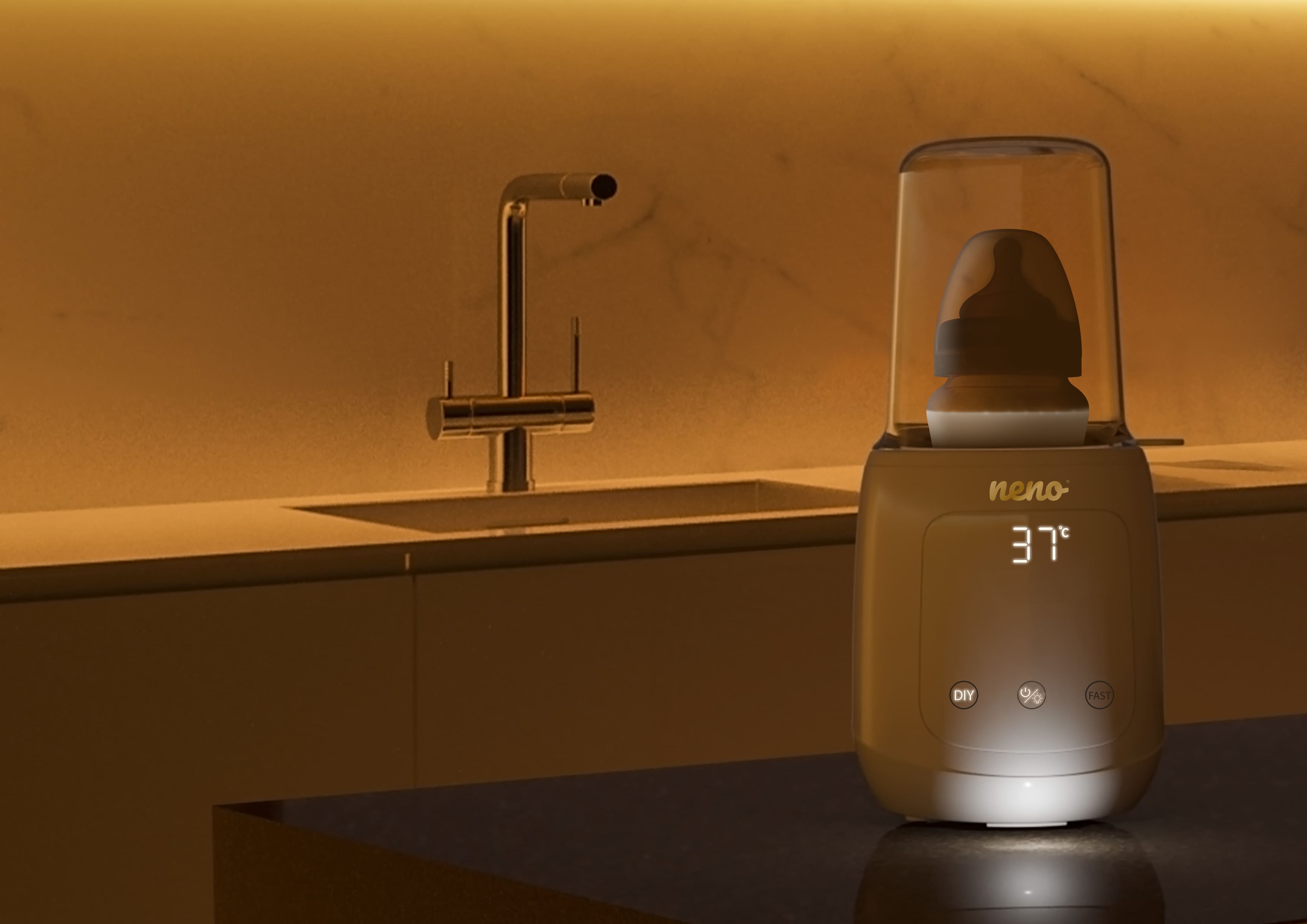 Neno Tocco świecący w nocy