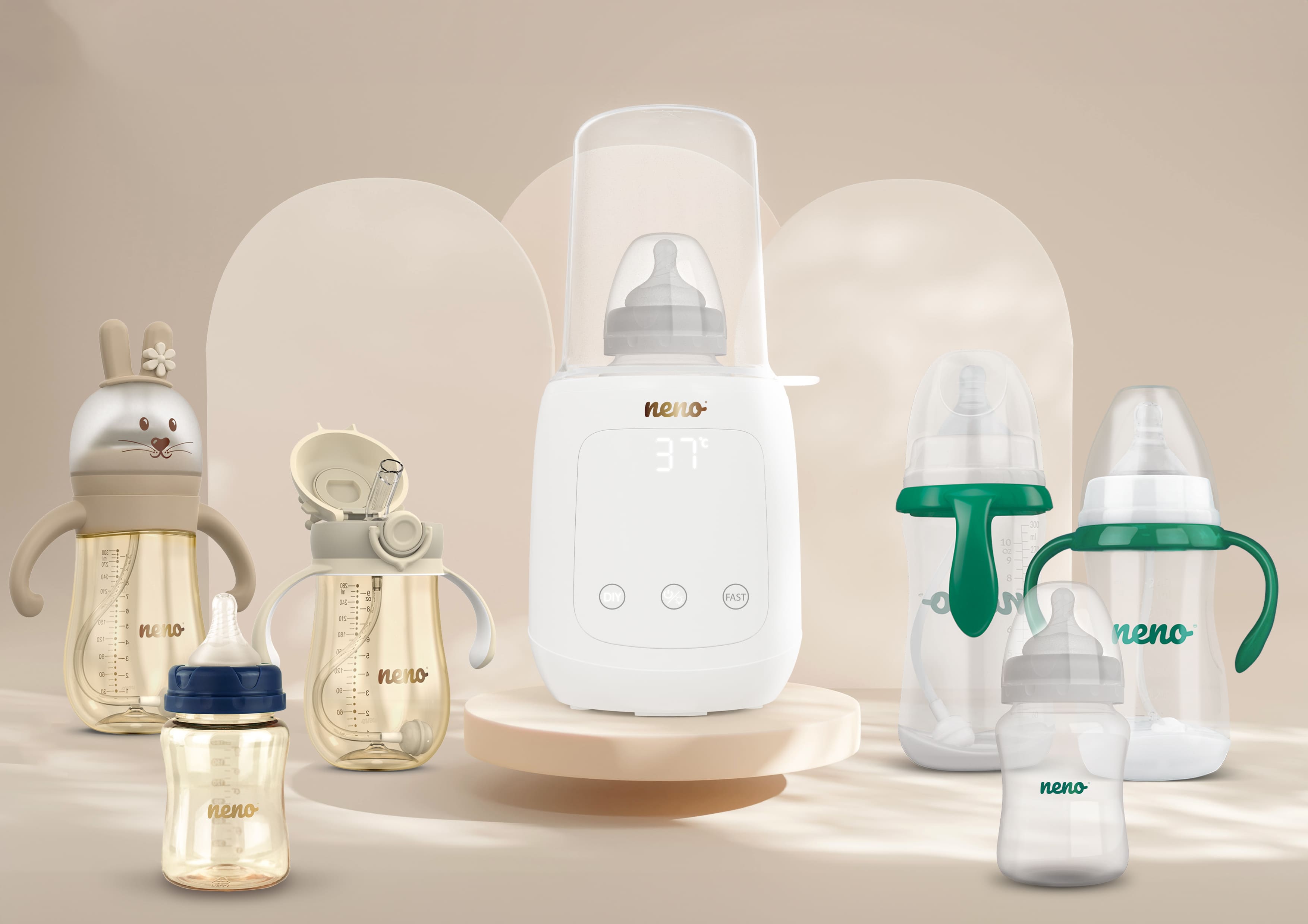 Neno Tocco kompatybilny z róznymi butelkami