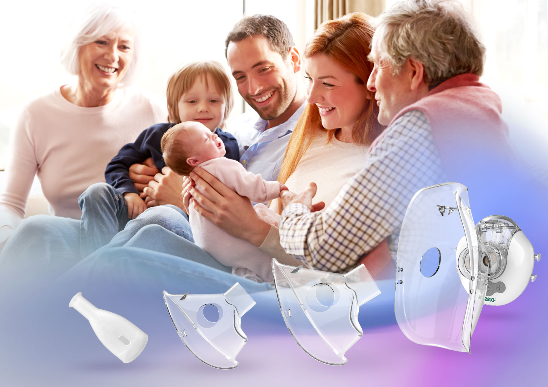 Przenośny nebulizator siateczkowy Neno Vapore