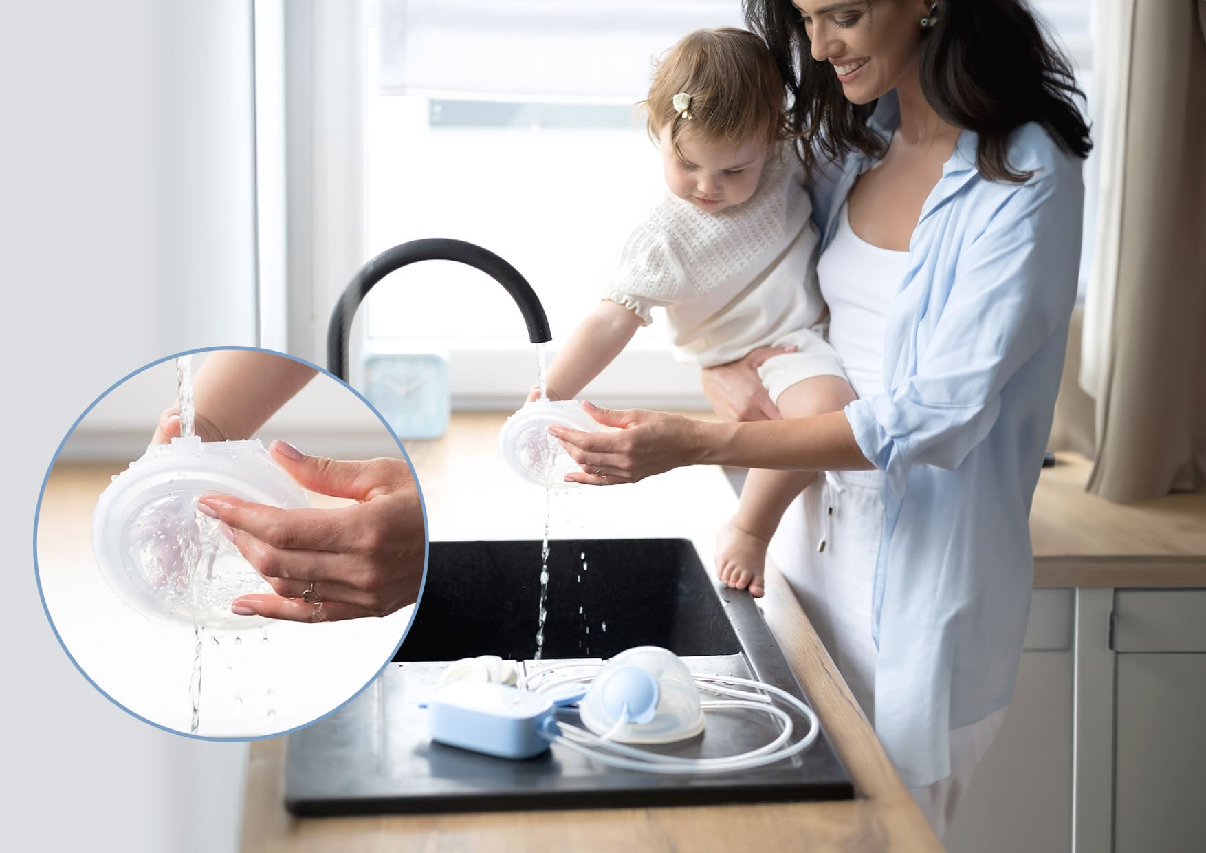 Neno Velo - Trójfazowy, bezprzewodowy laktator elektroniczny