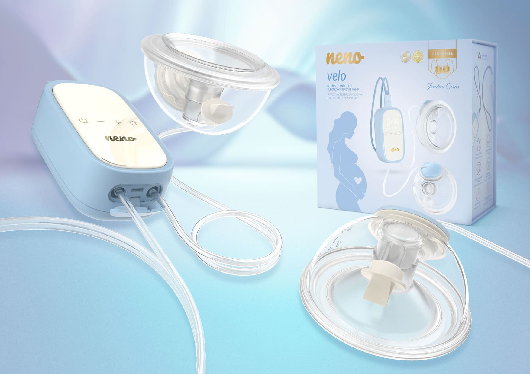 Neno Velo - Trójfazowy, bezprzewodowy laktator elektroniczny