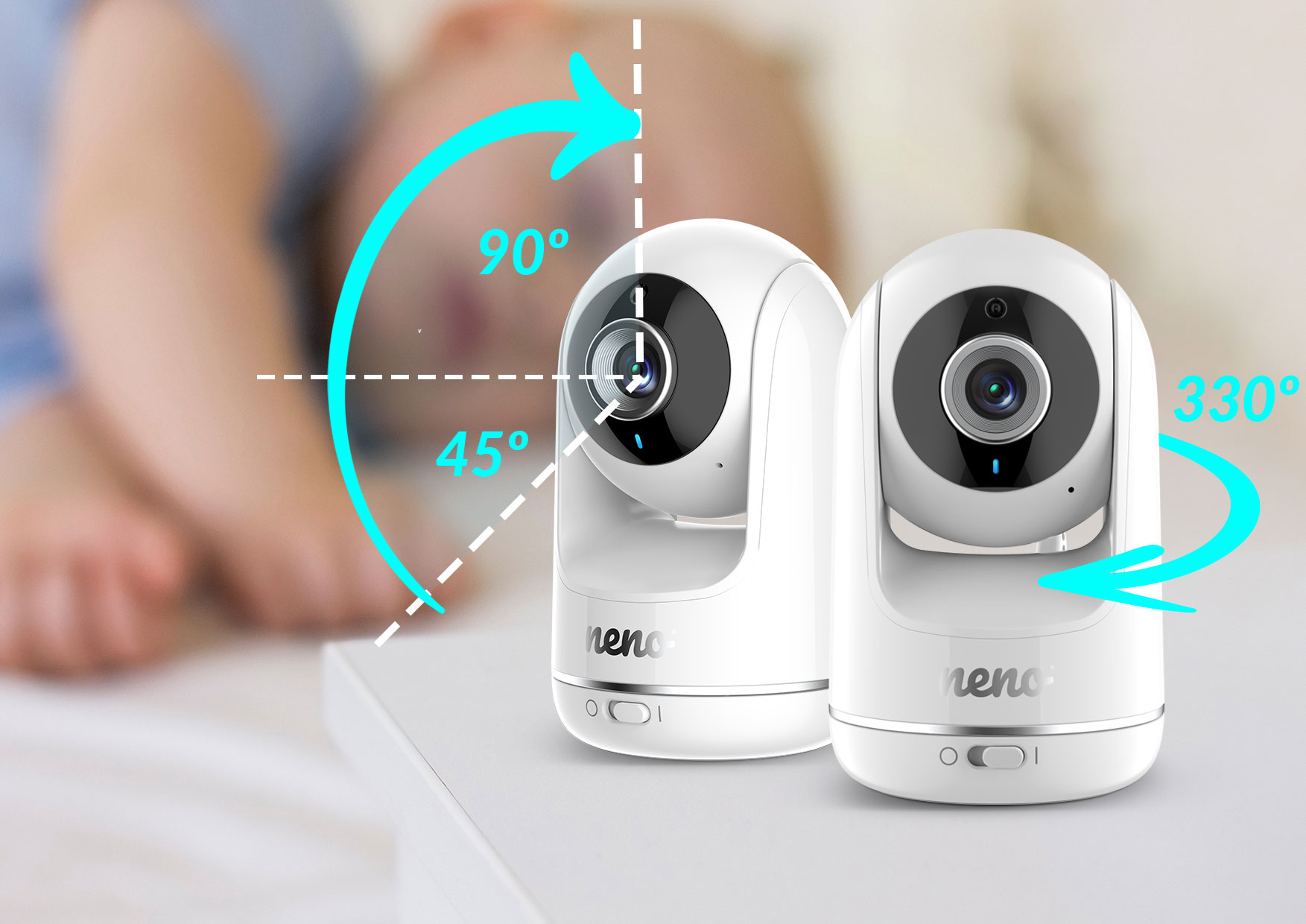 Neno Vista - Bezprzewodowa, obrotowa wideo-niania