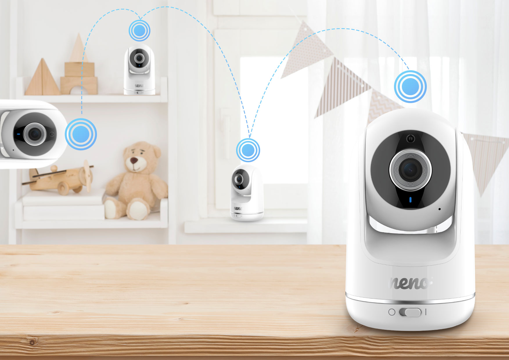 Neno Vista - Bezprzewodowa, obrotowa wideo-niania