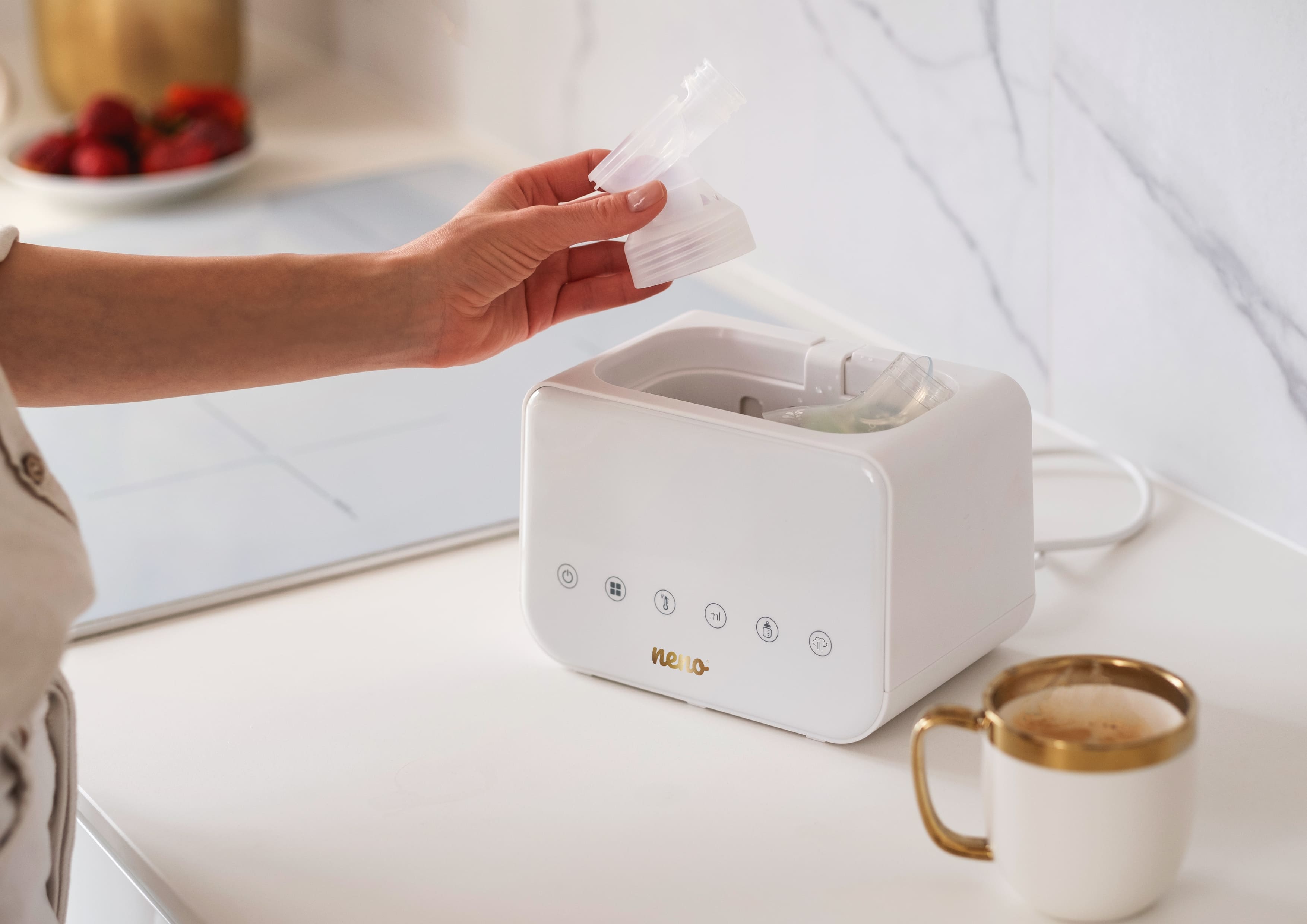 sterylizator i podgrzewacz dla różnych butelek